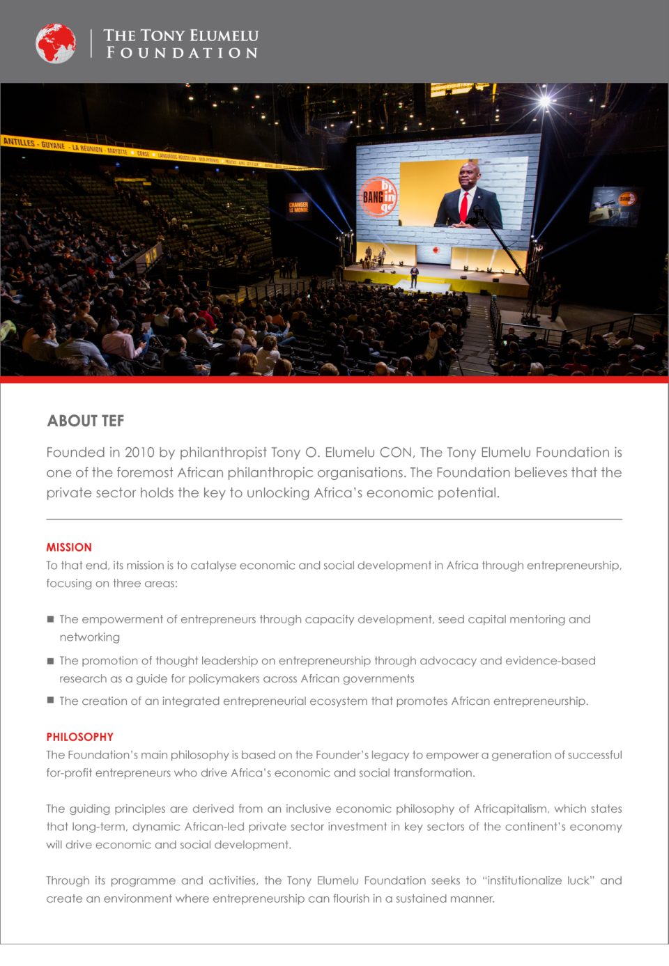 About TEF pdf