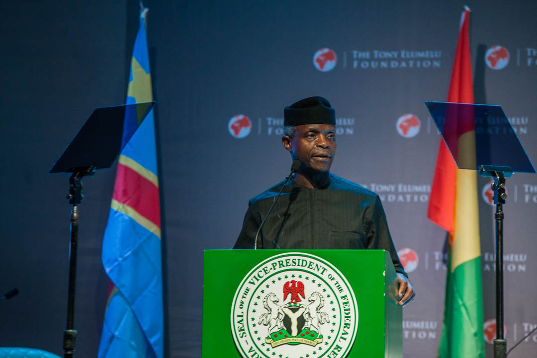 REMARQUES DE SE PROF. YEMI OSINBAJO, SAN, GCON, VICE-PRÉSIDENT DE LA RÉPUBLIQUE FÉDÉRALE DU NIGERIA,