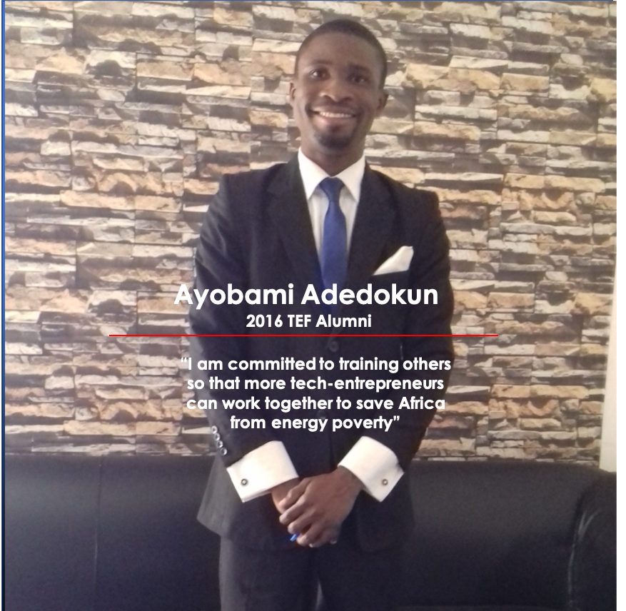 Meet Ayobami Adedokun, the Tony Elumelu Entrepreneur Solving Energy Poverty Through Solar Inverters