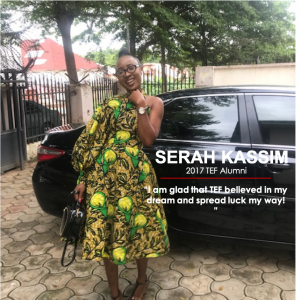 Serah Kassim, Tony Elumelu Entrepreneur