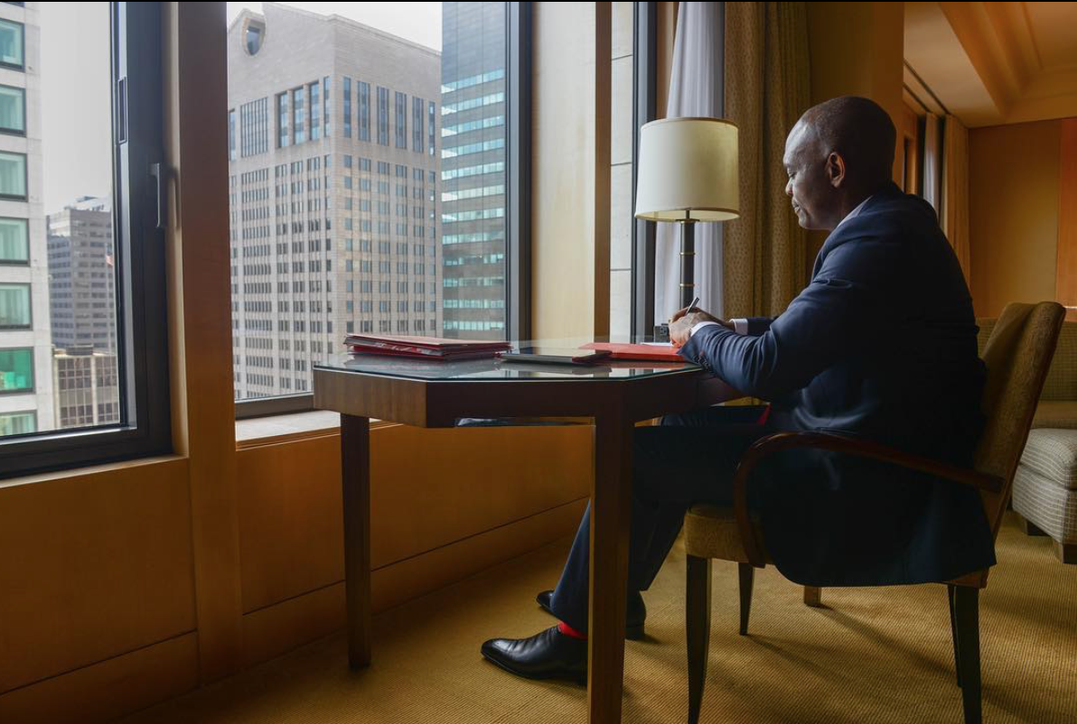 Tony Elumelu Studying