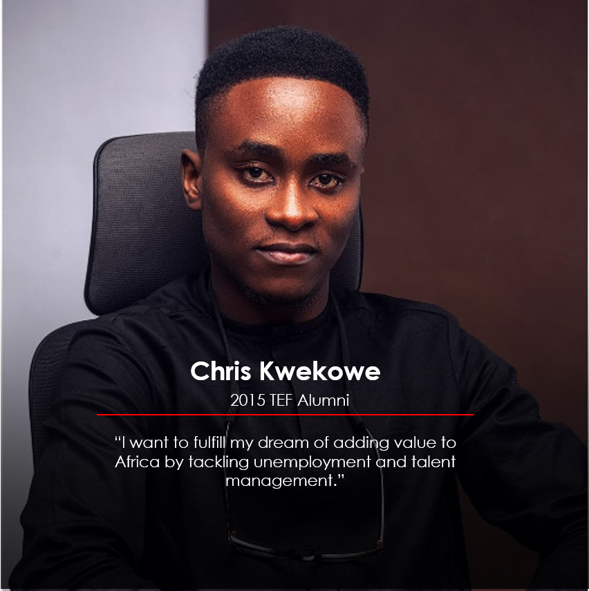 Chris-Kwekowe, Tony Elumelu Entrepreneur