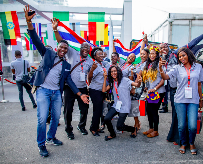 A group of Tony Elumelu entrepreneurs