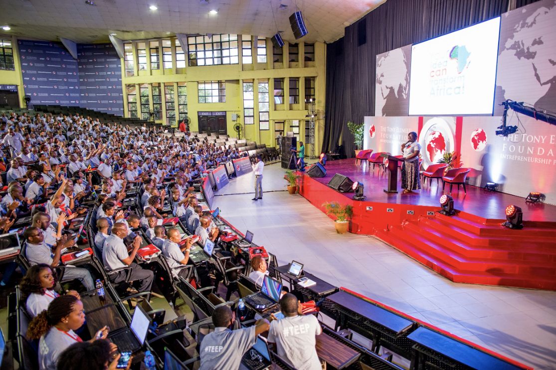 A photo of African entrepreneurs at the TEF Forum held in 2016