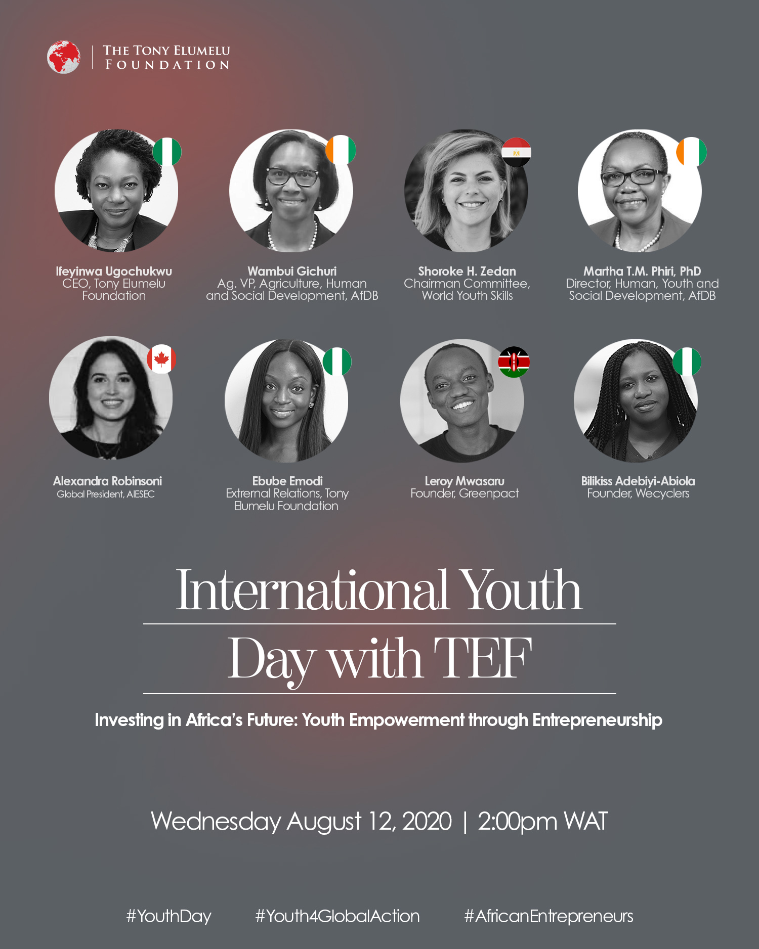 TEF Youth Day - Speakers