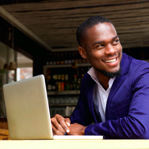 photo of man smiling