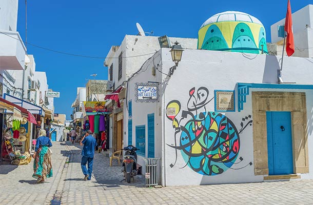 Mercado tunisiano