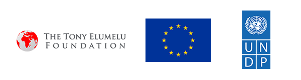 Logotipos TEF, UE e PNUD