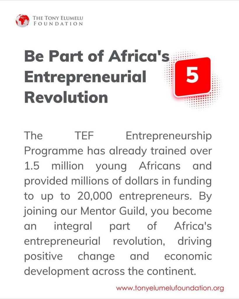 كن جزءًا من ثورة ريادة الأعمال في أفريقيا