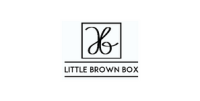 Logotipo da pequena caixa marrom